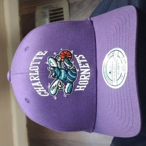 Charlotte Hornets, Men's, Mitchell & Ness Snapback, OSFA, Purple